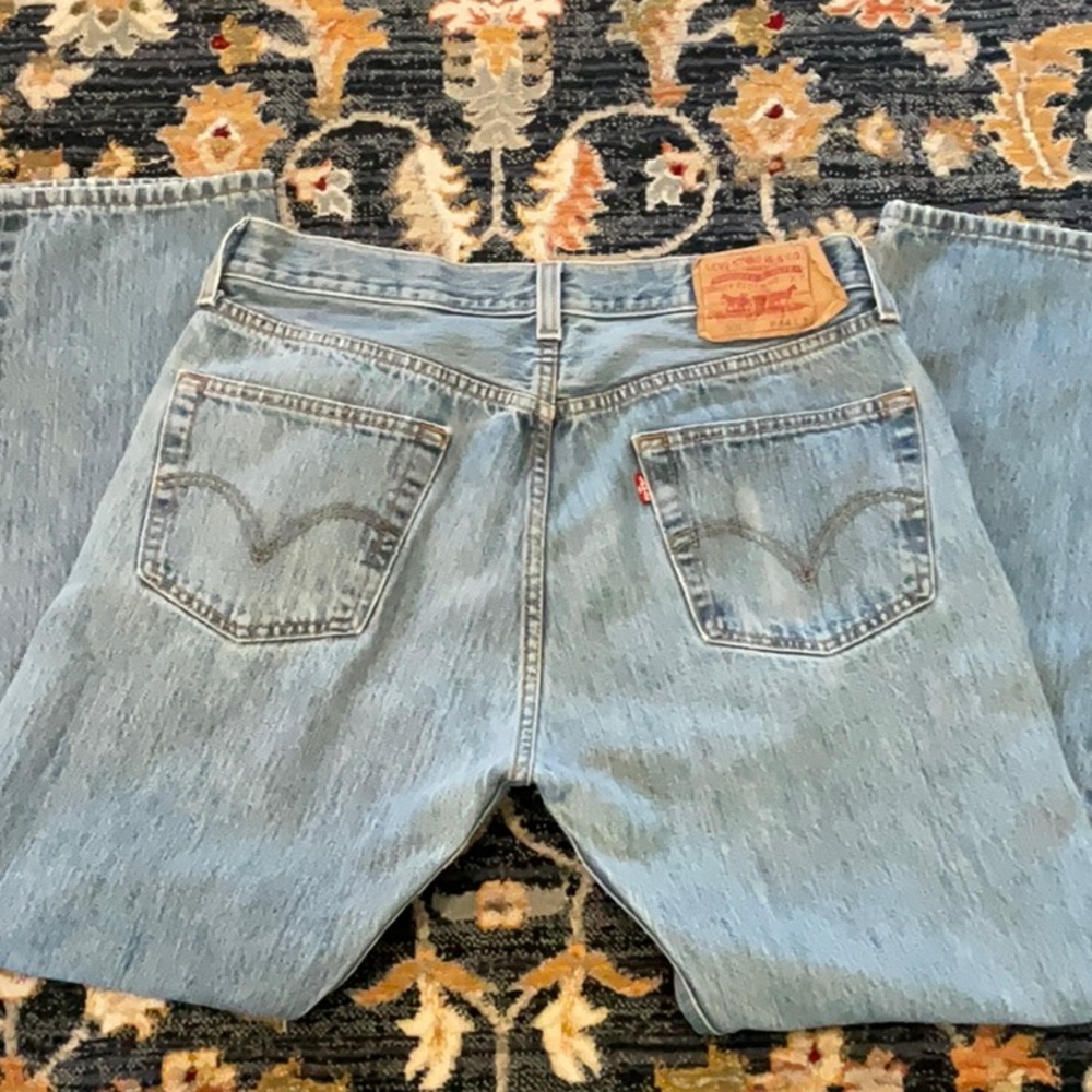 Levi's Light Blue Denim Jeans 501